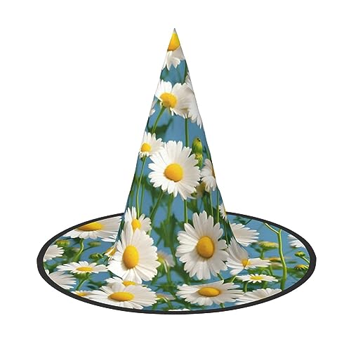 pvinnk Weißer kleiner Blumendruck über lebendigem Karneval Halloween Hut Erwachsene Kostüm Zubehör für Mottopartys pvinnk Weißer kleiner Blumendruck über lebendigem Karneval Halloween Hut Erwachsene Kostüm Zubehör für Mottopartys von pvinnk
