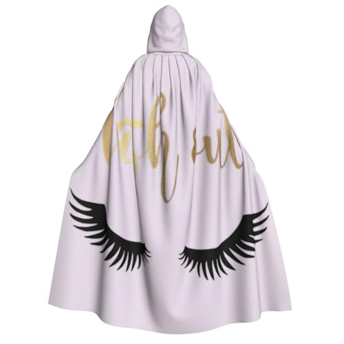 pvinnk Wimpern-Druck, Karnevals-Dekorationen, Stil, Kapuzenumhang für Kostümpartys, Cosplay, Hexenkostüme pvinnk Wimpern-Druck, Karnevals-Dekorationen, Stil, Kapuzenumhang für Kostümpartys, Cosplay, Hexenkostüme von pvinnk