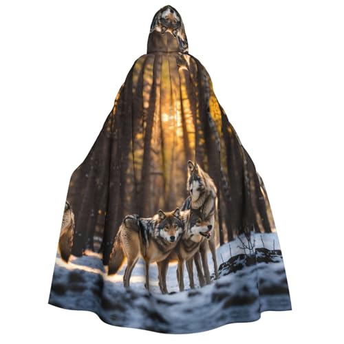 pvinnk Wolfs-Druck, Karnevals-Dekorationen, Stil, Kapuzenumhang für Kostümpartys, Cosplay, Hexenkostüme pvinnk Wolfs-Druck, Karnevals-Dekorationen, Stil, Kapuzenumhang für Kostümpartys, Cosplay, Hexenkostüme von pvinnk
