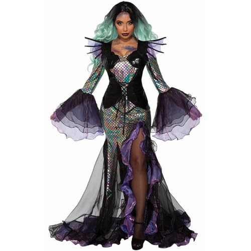 Damen Meerjungfrau Kostüm Halloween Mermaid Bühnenkostüme Pailletten Maxirock Cosplay Karneval Abendkleid Meerjungfrauenkleid für Damen, Halloween Cosplay Kostüm, Meerjungfrauenschwanz-Kleid Lässige Damen Meerjungfrau Kostüm Halloween Mermaid Bühnenkostüme Pailletten Maxirock Cosplay Karneval Abendkleid Meerjungfrauenkleid für Damen, Halloween Cosplay Kostüm, Meerjungfrauenschwanz-Kleid Lässige von pvucpot