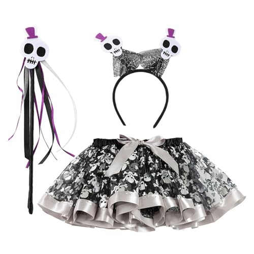 Halloween Hexenkostüm Kinder,Tütü Rock Mädchen Tüllrock, Ballett Röcke, Tutu Ballettrock Prinzessin Minirock für Party,Halloween Kostüm Mädchen mit Haarband Zauberstab Cosplay kostüm Größen Halloween Hexenkostüm Kinder,Tütü Rock Mädchen Tüllrock, Ballett Röcke, Tutu Ballettrock Prinzessin Minirock für Party,Halloween Kostüm Mädchen mit Haarband Zauberstab Cosplay kostüm Größen von pvucpot