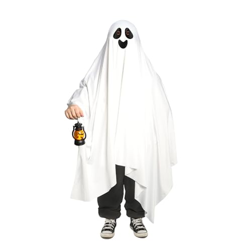 pvucpot Halloween Kostüm Geist Kinder Halloween Kostüm für Kinder - Weißes Gespenst Faschingskostüm für Jungen und Mädchen - Jungen Geisterkostüm-Party Cosplay Lässige pvucpot Halloween Kostüm Geist Kinder Halloween Kostüm für Kinder - Weißes Gespenst Faschingskostüm für Jungen und Mädchen - Jungen Geisterkostüm-Party Cosplay Lässige von pvucpot
