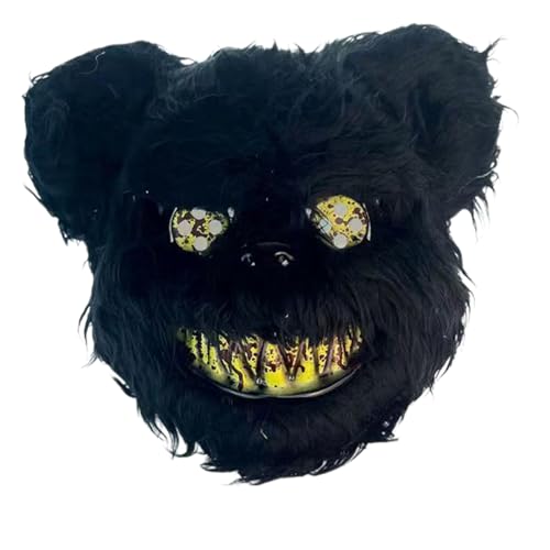 pvucpot Halloween Maske Horror Bärenmaske, Gruselige Halloween Maske für Erwachsene Kinder, Lustige Maske für Halloween Kostüm Karnevalsparty Cosplay Maskerade, Blutige Bären Maske Lässige pvucpot Halloween Maske Horror Bärenmaske, Gruselige Halloween Maske für Erwachsene Kinder, Lustige Maske für Halloween Kostüm Karnevalsparty Cosplay Maskerade, Blutige Bären Maske Lässige von pvucpot