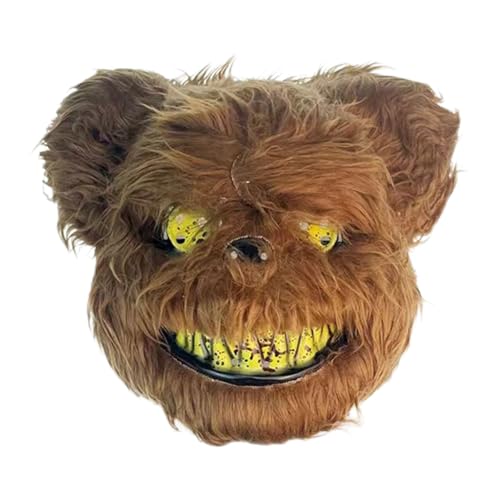 pvucpot Halloween Maske Horror Bärenmaske, Gruselige Halloween Maske für Erwachsene Kinder, Lustige Maske für Halloween Kostüm Karnevalsparty Cosplay Maskerade, Blutige Bären Maske Lässige pvucpot Halloween Maske Horror Bärenmaske, Gruselige Halloween Maske für Erwachsene Kinder, Lustige Maske für Halloween Kostüm Karnevalsparty Cosplay Maskerade, Blutige Bären Maske Lässige von pvucpot