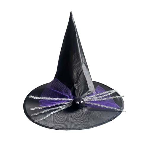 pvucpot Hexenhut Halloween, Schwarze Hexenhut,Hexen Kostüm Zubehör, Karnevalshut, Reite Krempe Spitzhut für Mädchen Karneval Cosplay Party Halloween Cosplay Kopfschmuck Bogen Größen pvucpot Hexenhut Halloween, Schwarze Hexenhut,Hexen Kostüm Zubehör, Karnevalshut, Reite Krempe Spitzhut für Mädchen Karneval Cosplay Party Halloween Cosplay Kopfschmuck Bogen Größen von pvucpot