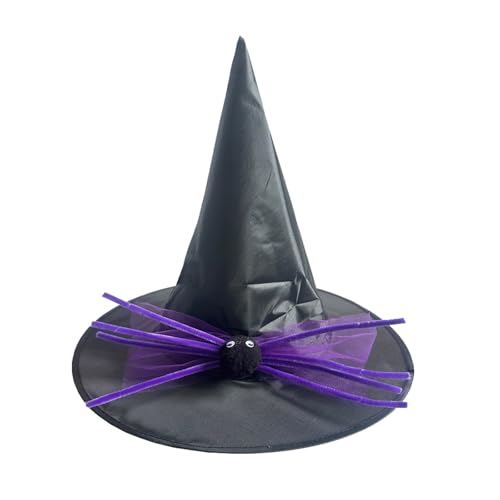 pvucpot Hexenhut Halloween, Schwarze Hexenhut,Hexen Kostüm Zubehör, Karnevalshut, Reite Krempe Spitzhut für Mädchen Karneval Cosplay Party Halloween Cosplay Kopfschmuck Bogen Größen pvucpot Hexenhut Halloween, Schwarze Hexenhut,Hexen Kostüm Zubehör, Karnevalshut, Reite Krempe Spitzhut für Mädchen Karneval Cosplay Party Halloween Cosplay Kopfschmuck Bogen Größen von pvucpot