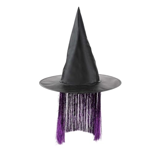 pvucpot Hexenhut Halloween, Schwarze Hexenhut,Hexen Kostüm Zubehör, Karnevalshut, Reite Krempe Spitzhut für Mütze Mädchen Karneval Cosplay Party Halloween Festival Dekorative Requisiten Größen pvucpot Hexenhut Halloween, Schwarze Hexenhut,Hexen Kostüm Zubehör, Karnevalshut, Reite Krempe Spitzhut für Mütze Mädchen Karneval Cosplay Party Halloween Festival Dekorative Requisiten Größen von pvucpot