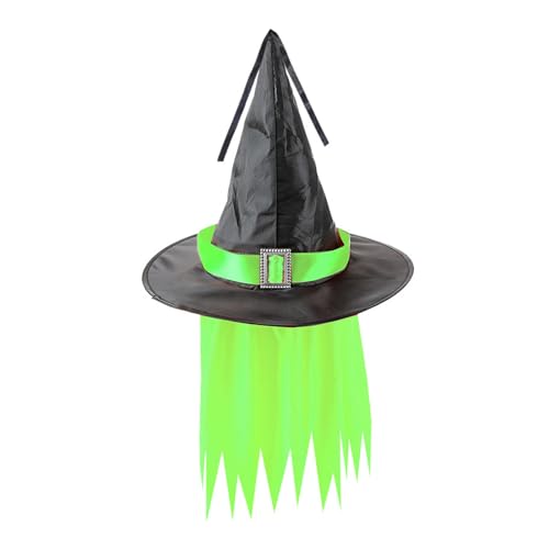 pvucpot Hexenhut Schwarz Hexen Zubehör Karnevalshut Hexenhut für Erwachsene Halloween Party Hüte Kostüm Zubehör Kostüm für Karneval Cosplay KostüMparty Hexenhüte Kindergeburtstag Größen von pvucpot
