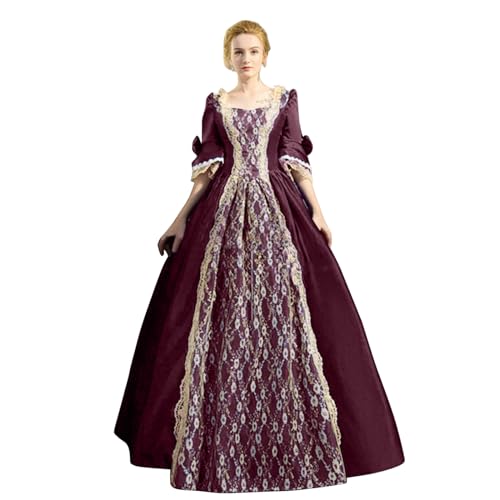 faschingskostüme damen, Mittelalter Kleid Damen Elegant Vintage Viktorianisches Kleid Gothic Retro Renaissance Kleid Lang Karneval Party Prinzessin Kleid Gothic Kleid Große Größen Karneval Kostüm faschingskostüme damen, Mittelalter Kleid Damen Elegant Vintage Viktorianisches Kleid Gothic Retro Renaissance Kleid Lang Karneval Party Prinzessin Kleid Gothic Kleid Große Größen Karneval Kostüm von pxjsdwe