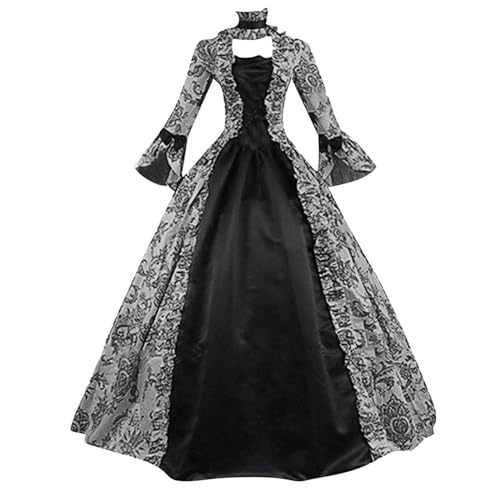 faschingskostüme damen, Mittelalter Kleidung Damen Gothic Vintage Prinzessin Kleid Karneval Party Retro Partykleid Große Größen Lang Viktorianisches Kleid Renaissance Kleid Elegant Faschingskostüme faschingskostüme damen, Mittelalter Kleidung Damen Gothic Vintage Prinzessin Kleid Karneval Party Retro Partykleid Große Größen Lang Viktorianisches Kleid Renaissance Kleid Elegant Faschingskostüme von pxjsdwe