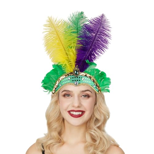 pxjsdwe blitzangebote des tages, Feder Haarschmuck Haarreif Damen Elegant Regenbogen Feder Stirnband 20er Jahre Feder Haarschmuck Abschlussball Faschingskostüme Hochzeit Vintage Feder Kopfschmuck pxjsdwe blitzangebote des tages, Feder Haarschmuck Haarreif Damen Elegant Regenbogen Feder Stirnband 20er Jahre Feder Haarschmuck Abschlussball Faschingskostüme Hochzeit Vintage Feder Kopfschmuck von pxjsdwe