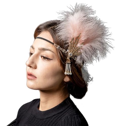 pxjsdwe fascinator damen schwarz, Feder Stirnband Damen Tee-Party Cosplay Feder Stirnband Haarband 20er Jahre Feder Kopfschmuck Karneval Party Fasching Kostüm Vintage Hochzeit Feder Haarschmuck pxjsdwe fascinator damen schwarz, Feder Stirnband Damen Tee-Party Cosplay Feder Stirnband Haarband 20er Jahre Feder Kopfschmuck Karneval Party Fasching Kostüm Vintage Hochzeit Feder Haarschmuck von pxjsdwe