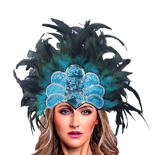 pxjsdwe karneval kostüm damen, 1920s Stirnband Feder Damen Cosplay Hochzeit Feder Haarschmuck Haarreif Abschlussball Feder Stirnband Schwarz Kopfbedeckung Zubehör 20er Jahre Vintage Haarband pxjsdwe karneval kostüm damen, 1920s Stirnband Feder Damen Cosplay Hochzeit Feder Haarschmuck Haarreif Abschlussball Feder Stirnband Schwarz Kopfbedeckung Zubehör 20er Jahre Vintage Haarband von pxjsdwe
