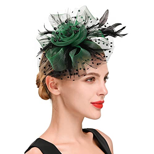 pxjsdwe karneval kostüm damen, Feder Haarschmuck Damen Regenbogen Tee-Party Feder Stirnband Haarband Schwarz Feder Haarschmuck Cocktail Kopfbedeckung Zubehör Elegant 20er Jahre Feder Kopfschmuck pxjsdwe karneval kostüm damen, Feder Haarschmuck Damen Regenbogen Tee-Party Feder Stirnband Haarband Schwarz Feder Haarschmuck Cocktail Kopfbedeckung Zubehör Elegant 20er Jahre Feder Kopfschmuck von pxjsdwe