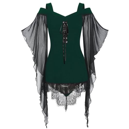 pxjsdwe piratenkostüm damen, Mittelalter Kleidung Damen Halloween Gothic Vintage Renaissance Kleid Schwarz Gebundene Taille Wickelkleid Cosplay Party Karneval Kostüm Große Größen Maxikleid XXL pxjsdwe piratenkostüm damen, Mittelalter Kleidung Damen Halloween Gothic Vintage Renaissance Kleid Schwarz Gebundene Taille Wickelkleid Cosplay Party Karneval Kostüm Große Größen Maxikleid XXL von pxjsdwe