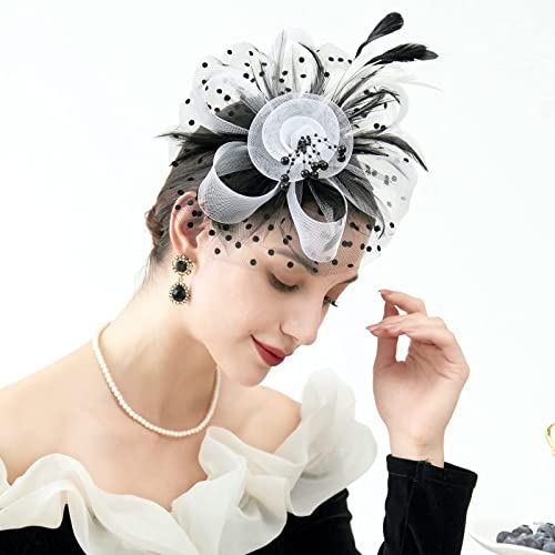 pxjsdwe vogel kostüm damen, Feder Haarschmuck Damen Regenbogen Tee-Party Feder Stirnband Haarband Schwarz Feder Haarschmuck Cocktail Kopfbedeckung Zubehör Elegant 20er Jahre Feder Kopfschmuck pxjsdwe vogel kostüm damen, Feder Haarschmuck Damen Regenbogen Tee-Party Feder Stirnband Haarband Schwarz Feder Haarschmuck Cocktail Kopfbedeckung Zubehör Elegant 20er Jahre Feder Kopfschmuck von pxjsdwe