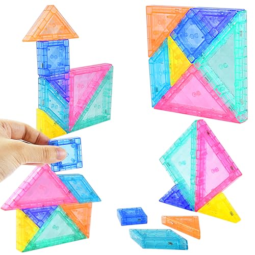 Tangram Magnetisch,Tangram Kinder,Tangrams Magnetisch Kinder 3D Bildungsspiel,Tangrams Kinders Mitgebsel,IQ Spiele Montessori Geometrische Puzzle für ab 3 Jahr Tangram Magnetisch,Tangram Kinder,Tangrams Magnetisch Kinder 3D Bildungsspiel,Tangrams Kinders Mitgebsel,IQ Spiele Montessori Geometrische Puzzle für ab 3 Jahr von qimeyu