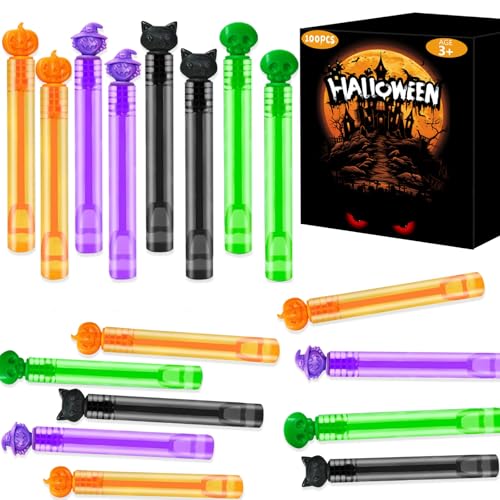100 Stück Halloween-Blasen, Partyzubehör, Geschenkkorb, Goodie Bag Stuffers Bulk, Mini-Bubble-Stäbe, Leckereien ohne Süßigkeiten, Halloween-Geburtstagsparty-Zubehör, Schulpreise 100 Stück Halloween-Blasen, Partyzubehör, Geschenkkorb, Goodie Bag Stuffers Bulk, Mini-Bubble-Stäbe, Leckereien ohne Süßigkeiten, Halloween-Geburtstagsparty-Zubehör, Schulpreise von qiyeyeye