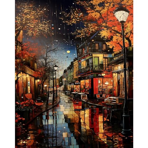 1000-teiliges Puzzle für Erwachsene, Paris, Straßencafé, Herbstregen in Paris, Landschaft, Holzpuzzle für Jugendliche, Kinder, herausfordernde Spiele, Spielzeug, bunte Puzzles für Heimdekoration 1000-teiliges Puzzle für Erwachsene, Paris, Straßencafé, Herbstregen in Paris, Landschaft, Holzpuzzle für Jugendliche, Kinder, herausfordernde Spiele, Spielzeug, bunte Puzzles für Heimdekoration von qkutyff
