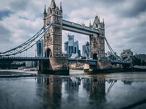 Holzpuzzle, 1000 Teile für Erwachsene, Jugendliche und Kinder, London Tower Bridge, England Architekturpuzzle, Landschaftspuzzle, Spielzeug, pädagogisches Geschenk Holzpuzzle, 1000 Teile für Erwachsene, Jugendliche und Kinder, London Tower Bridge, England Architekturpuzzle, Landschaftspuzzle, Spielzeug, pädagogisches Geschenk von qkutyff