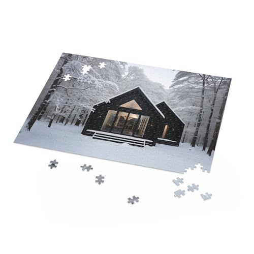 Perfect Winter Day Nature Landscape Puzzles 500 Piece Jigsaw Puzzle for Adults a Holiday Cabin Glowing in The Snow - Wooden Puzzle for Youth Children Home Decor Challenging Fun Game Or Toys Perfect Winter Day Nature Landscape Puzzles 500 Piece Jigsaw Puzzle for Adults a Holiday Cabin Glowing in The Snow - Wooden Puzzle for Youth Children Home Decor Challenging Fun Game Or Toys von qkutyff