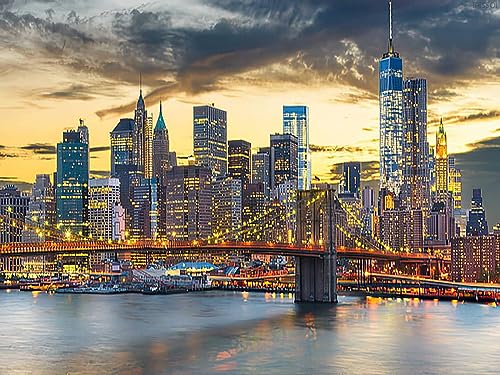 Puzzle 1000 Teile für Erwachsene Landschaft Puzzle New York City Skyline Klassisches Puzzle für Jugend Kinder Holzpuzzle Spielzeug Einzigartiges Geschenk Schwieriges Herausforderndes Eltern-Kind-Spiel Puzzle 1000 Teile für Erwachsene Landschaft Puzzle New York City Skyline Klassisches Puzzle für Jugend Kinder Holzpuzzle Spielzeug Einzigartiges Geschenk Schwieriges Herausforderndes Eltern-Kind-Spiel von qkutyff