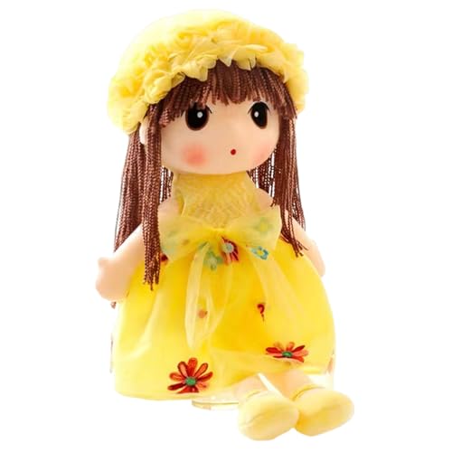 qokeeu Baby Puppe Für Mädchen | Stoffpuppen | Gemütliche Handgemachte Kuschelfigur Schlafbegleiter Für Geburtstag Weihnachten Reise Sofa Deko Schlafzimmer,Für Schlafzimmer Sofa Dekoration Geburtstag von qokeeu
