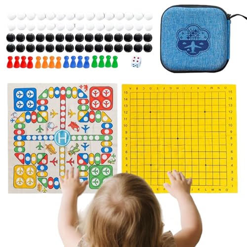 qokeeu Brettspiele Familie - Strategische Brettspiele Für Kinder,Interaktives Lernspielzeug Für Schule Reisen Zuhause Flugzeug Auto Familienabende von qokeeu