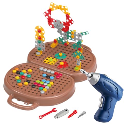 qokeeu Play Toolbox with Drill | 203 Teile Kinder Bohrschrauber Spielzeug,Lernspielzeug Set Für Kinder Nach Der Schule Geburtstag Klassenfest Outdoor Reise Familie qokeeu Play Toolbox with Drill | 203 Teile Kinder Bohrschrauber Spielzeug,Lernspielzeug Set Für Kinder Nach Der Schule Geburtstag Klassenfest Outdoor Reise Familie von qokeeu