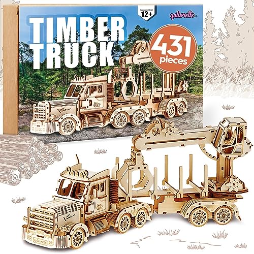 qollorette 3D Holzpuzzle Bastelset, Knobelspiele Für Erwachsene, Teenager, Spielzeug Geduldspiele Baukasten, Modellbausatz Erwachsene Holzlaster - Puzzle Zimmer Deko qollorette 3D Holzpuzzle Bastelset, Knobelspiele Für Erwachsene, Teenager, Spielzeug Geduldspiele Baukasten, Modellbausatz Erwachsene Holzlaster - Puzzle Zimmer Deko von qollorette