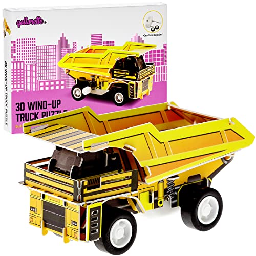 qollorette Aufziehspielzeug 3D Puzzle Baustellenfahrzeuge Kinder LKW Dumper Baufahrzeuge Spielzeug Aufziehauto Lernspiele für Kinder Jungen und Mädchen qollorette Aufziehspielzeug 3D Puzzle Baustellenfahrzeuge Kinder LKW Dumper Baufahrzeuge Spielzeug Aufziehauto Lernspiele für Kinder Jungen und Mädchen von qollorette