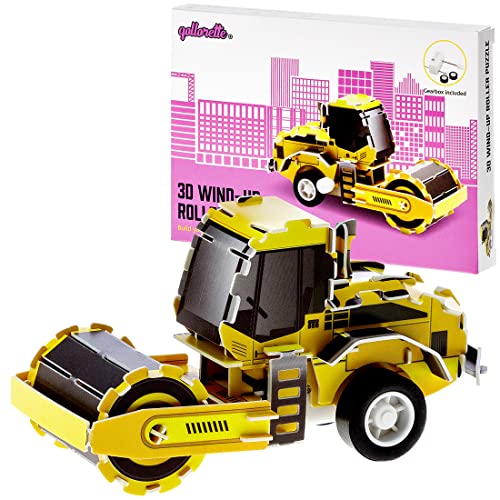 qollorette Aufziehspielzeug 3D Puzzle Baustellenfahrzeuge Kinder Straßenwalze Baufahrzeuge Spielzeug Aufziehauto Lernspiele für Kinder Jungen und Mädchen qollorette Aufziehspielzeug 3D Puzzle Baustellenfahrzeuge Kinder Straßenwalze Baufahrzeuge Spielzeug Aufziehauto Lernspiele für Kinder Jungen und Mädchen von qollorette