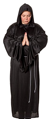 r-dessous Damen Kostüm Nonne Ordensschwester Mittelalter Robe Kutte Klosterfrau Karneval Fasching Halloween Groesse: L/XL von r-dessous