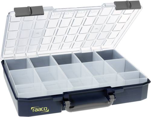 Raaco CarryLite 80 5x10-15 Sortimentskoffer (B x H x T) 413 x 79 x 330mm Anzahl Fächer: 15 Inhalt 1 von raaco