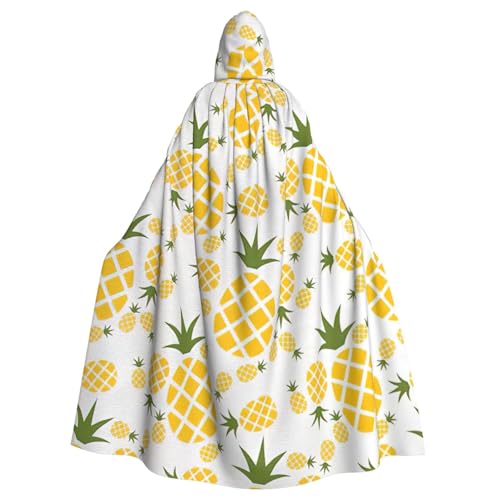 Ananas-Druck, Gothic-Karneval-Umhang, dunkler Fantasy-Umhang für Maskerade und Cosplay-Events Ananas-Druck, Gothic-Karneval-Umhang, dunkler Fantasy-Umhang für Maskerade und Cosplay-Events von rannsut