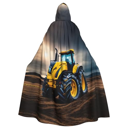 Company Farm-Traktor-Druck, Gothic-Karneval-Umhang, dunkler Fantasieumhang für Maskerade und Cosplay-Events Company Farm-Traktor-Druck, Gothic-Karneval-Umhang, dunkler Fantasieumhang für Maskerade und Cosplay-Events von rannsut