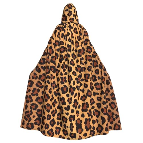 Leopardenmuster, Gothic-Stil, Karneval, Umhang, dunkler Fantasieumhang für Maskerade und Cosplay-Events Leopardenmuster, Gothic-Stil, Karneval, Umhang, dunkler Fantasieumhang für Maskerade und Cosplay-Events von rannsut