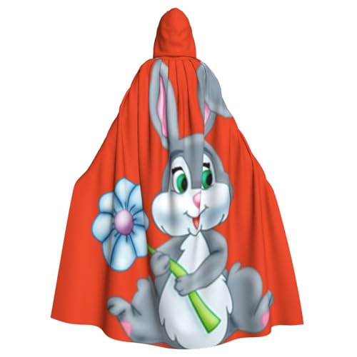 Lustiger Osterhasen-Druck, Gothic-Karneval-Umhang, dunkler Fantasieumhang für Maskerade und Cosplay-Events Lustiger Osterhasen-Druck, Gothic-Karneval-Umhang, dunkler Fantasieumhang für Maskerade und Cosplay-Events von rannsut
