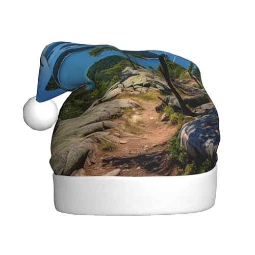 Norwegen Inseln Druck Nikolausmütze für Erwachsene Frauen Männer Weihnachtsmütze für Neujahr Festliche Party Norwegen Inseln Druck Nikolausmütze für Erwachsene Frauen Männer Weihnachtsmütze für Neujahr Festliche Party von rannsut