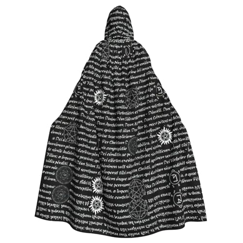 Supernatural Inspiration Print Gothic Karneval Umhang Dark Fantasy Cape für Maskerade und Cosplay Events Supernatural Inspiration Print Gothic Karneval Umhang Dark Fantasy Cape für Maskerade und Cosplay Events von rannsut