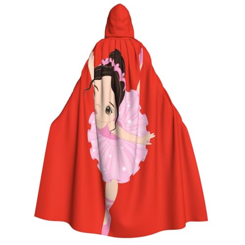 Umhang mit kleiner Ballerina und tanzendem Mädchen, Unisex, Gothic-Stil, Karneval, mystischer Umhang für Maskeraden und Themenveranstaltungen Umhang mit kleiner Ballerina und tanzendem Mädchen, Unisex, Gothic-Stil, Karneval, mystischer Umhang für Maskeraden und Themenveranstaltungen von rannsut