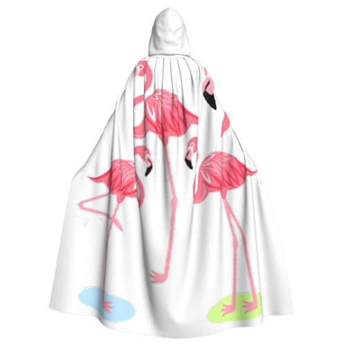 Umhang mit vier Flamingos, Gothic, Karneval, dunkler Fantasieumhang für Maskerade und Cosplay-Events Umhang mit vier Flamingos, Gothic, Karneval, dunkler Fantasieumhang für Maskerade und Cosplay-Events von rannsut