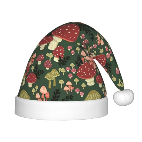rannsut Bright Mushrooms Kunstdruck, Weihnachtsmütze, bequeme Weihnachtsmannmützen für Weihnachten, Kostümparty und Feiertagsveranstaltung rannsut Bright Mushrooms Kunstdruck, Weihnachtsmütze, bequeme Weihnachtsmannmützen für Weihnachten, Kostümparty und Feiertagsveranstaltung von rannsut