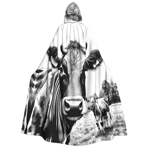 rannsut Cow Collection Unisex Umhang Gothic Karneval Umhang Mystischer Umhang für Maskeraden und Themenveranstaltungen rannsut Cow Collection Unisex Umhang Gothic Karneval Umhang Mystischer Umhang für Maskeraden und Themenveranstaltungen von rannsut