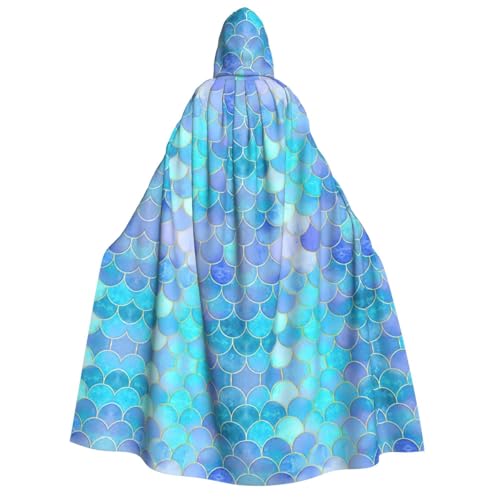 rannsut Goldener Meerjungfrauen-Umhang, Unisex, Gothic, Karneval, Umhang, mystischer Umhang für Maskeraden und Themenveranstaltungen rannsut Goldener Meerjungfrauen-Umhang, Unisex, Gothic, Karneval, Umhang, mystischer Umhang für Maskeraden und Themenveranstaltungen von rannsut