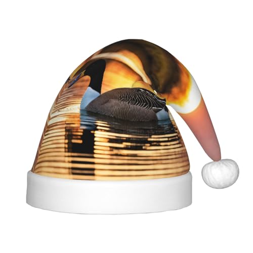 rannsut Loon Nature Weihnachtsmütze mit Vogel-Druck, bequeme Weihnachtsmütze für Weihnachten, Kostümparty und Feiertagsveranstaltung rannsut Loon Nature Weihnachtsmütze mit Vogel-Druck, bequeme Weihnachtsmütze für Weihnachten, Kostümparty und Feiertagsveranstaltung von rannsut