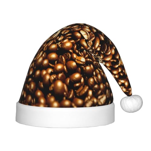 rannsut Lustige geröstete Kaffeebohnen Druck Weihnachtsmütze Komfort Weihnachtsmütze für Weihnachten, Kostümparty und Feiertagsveranstaltung rannsut Lustige geröstete Kaffeebohnen Druck Weihnachtsmütze Komfort Weihnachtsmütze für Weihnachten, Kostümparty und Feiertagsveranstaltung von rannsut