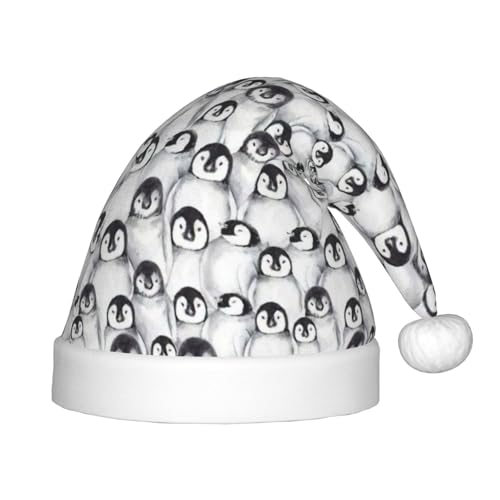 rannsut Niedliche Baby-Pinguin-Skizzen-Druck, Weihnachtsmütze, bequeme Weihnachtsmützen für Weihnachten, Kostümparty und Feiertags-Event rannsut Niedliche Baby-Pinguin-Skizzen-Druck, Weihnachtsmütze, bequeme Weihnachtsmützen für Weihnachten, Kostümparty und Feiertags-Event von rannsut