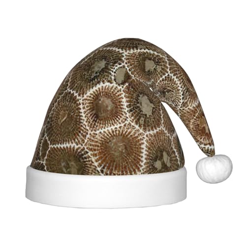 rannsut Petoskey Weihnachtsmütze mit Steindruck, bequem, Weihnachtsmannmützen für Weihnachten, Kostümparty und Feiertagsveranstaltung rannsut Petoskey Weihnachtsmütze mit Steindruck, bequem, Weihnachtsmannmützen für Weihnachten, Kostümparty und Feiertagsveranstaltung von rannsut