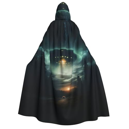 rannsut Ufo At Night Unisex Umhang Gothic Karneval Umhang Mystischer Umhang für Maskeraden und Themenveranstaltungen rannsut Ufo At Night Unisex Umhang Gothic Karneval Umhang Mystischer Umhang für Maskeraden und Themenveranstaltungen von rannsut